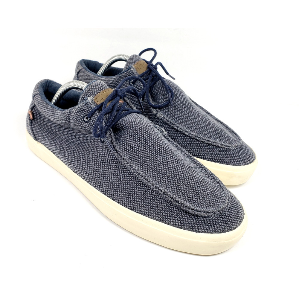 Lamo Tate Womens Size 11 Blue Canvas Casual Lace Up Comfort Sneaker Shoes